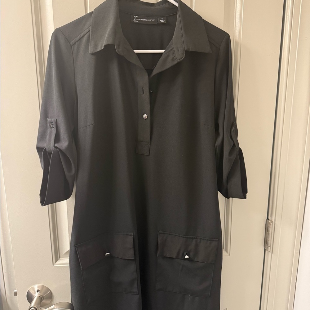New York & Company Black Mini Dress